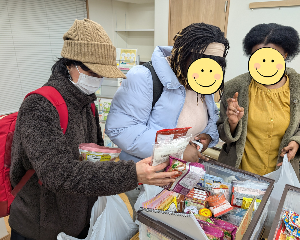 外国人への食支援・生活用品支援