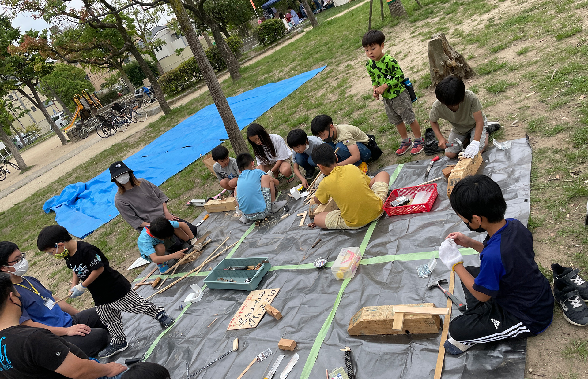 神戸市灘区のプレーパーク「みんなで わんぱ～く」