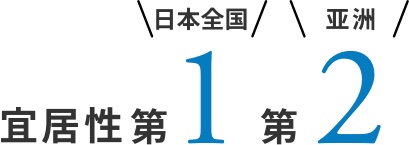 宜居性日本全国第1、亚洲第2