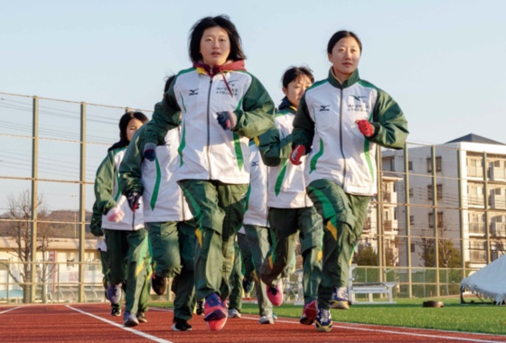 駅伝競走部練習の様子